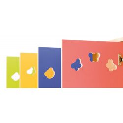 Spogliatoio Arcobaleno 8 posti con appendino.
