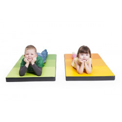 Materassi con velcro giallo.