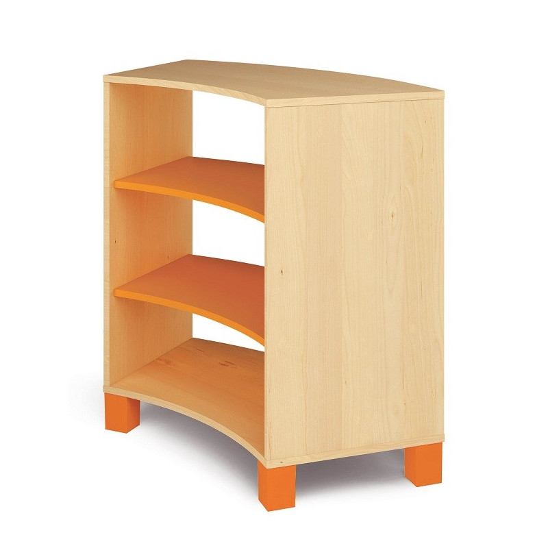 Mobile curvo alto - arancio. Mobile curvo alto - arancio.