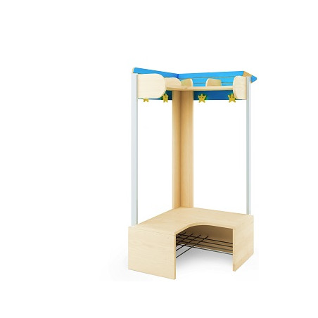 Spogliatoio Matita angolare blu.