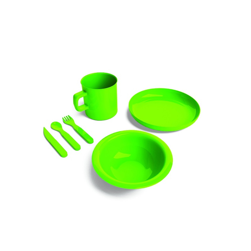 Set stoviglie completo - verde.
