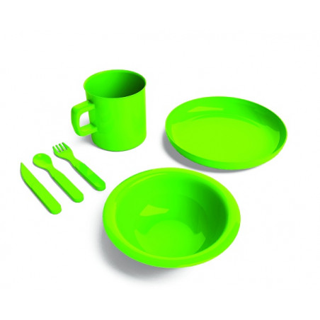 Set stoviglie completo - verde.