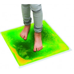 Pannello sensoriale liquidi colorati.